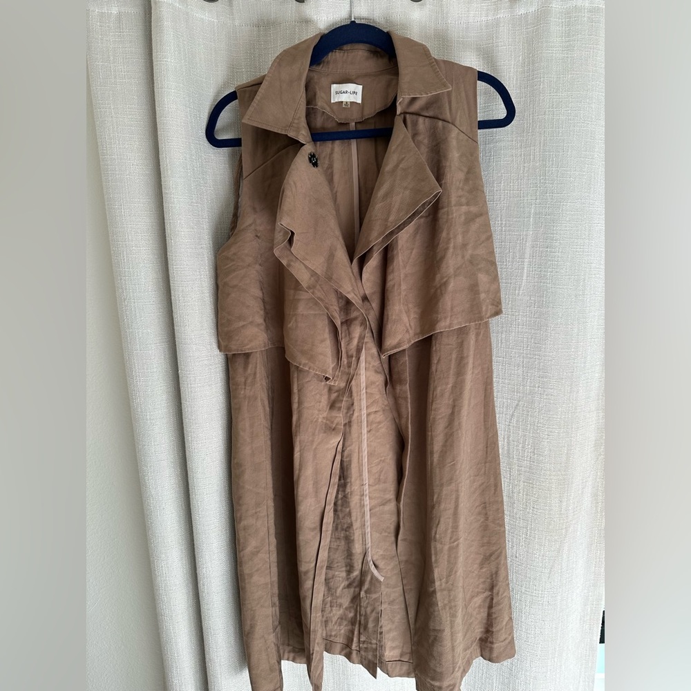 Sugarlips Tan Duster